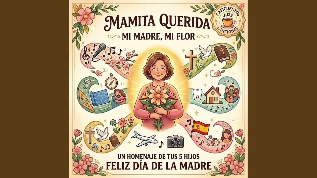 Carátula de la canción Mamita Querida, Mi Flor de Caficuentos canciones
