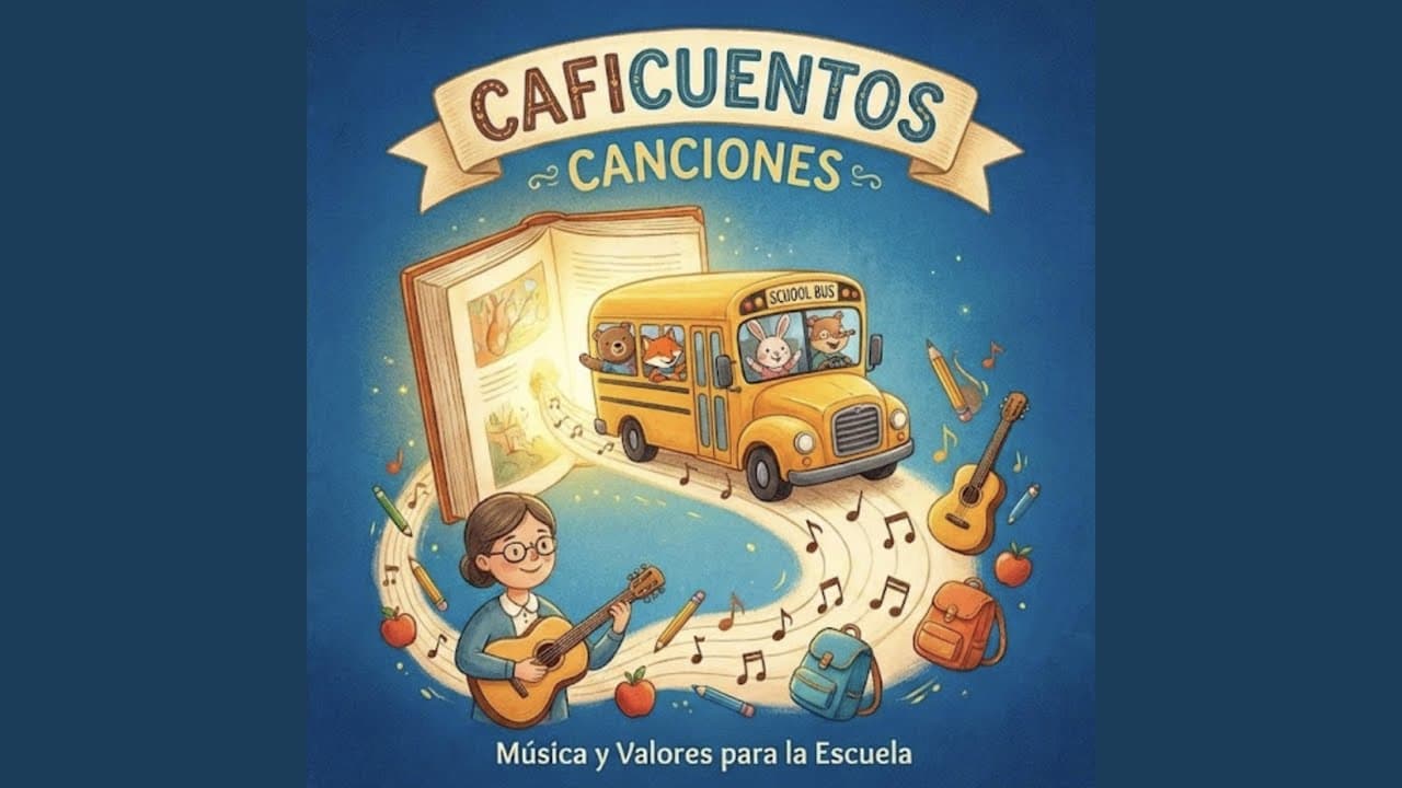 Carátula de la canción Vuelta al Cole: Aprender es un Viaje de Caficuentos canciones