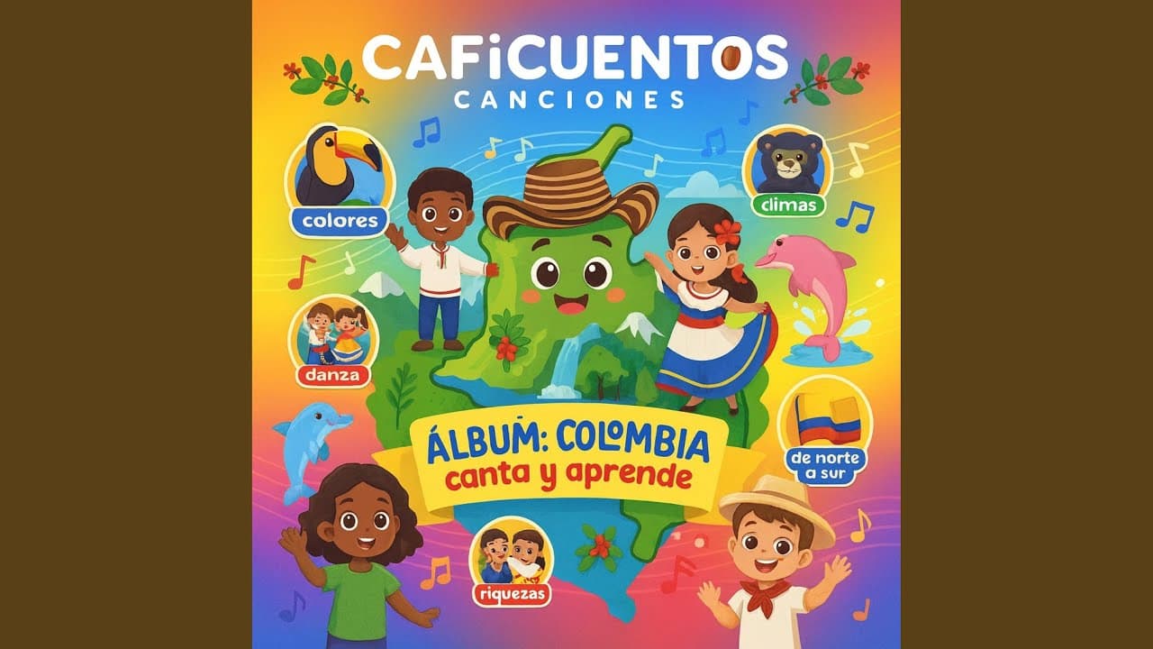 Carátula de la canción Colombia que danza de Caficuentos canciones