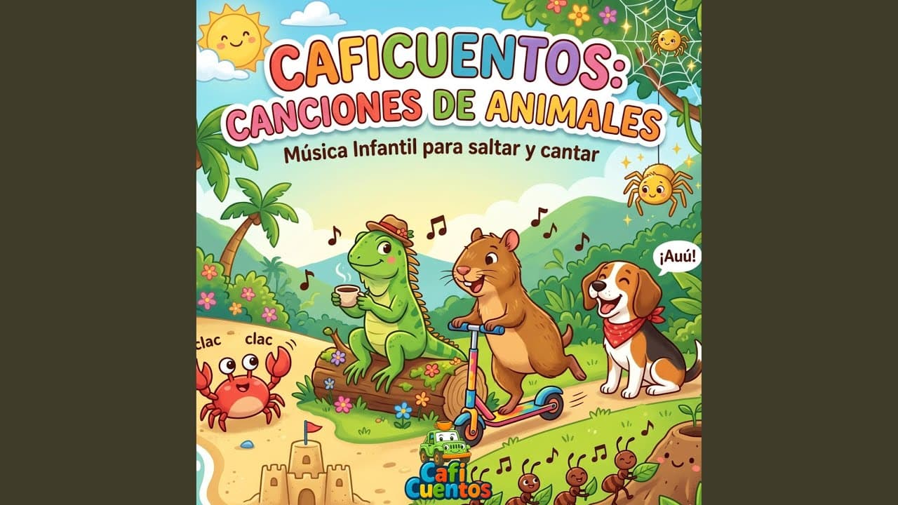 Carátula de la canción La Hormiguita Trabajadora de Caficuentos canciones