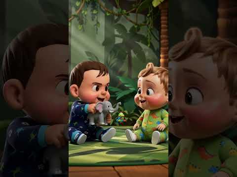 Aprendo Animales de la Selva! 🐯🐘🐒 Miguel y Juan Jugando ✨