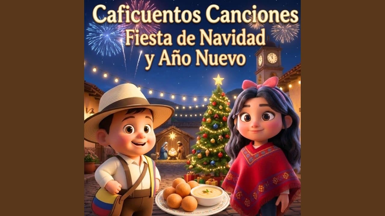 Carátula de la canción Navidad en el bosque mágico (villancico) de Caficuentos canciones
