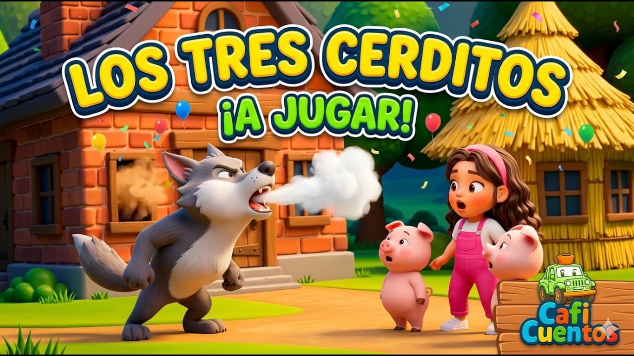 Rondas infantiles - aprende con dibujos animados