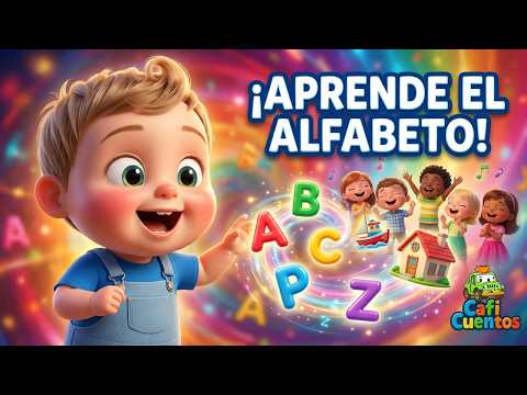 Imagen de la canción infantil Gira Gira la ronda El alfabeto completo de Caficuentos canciones
