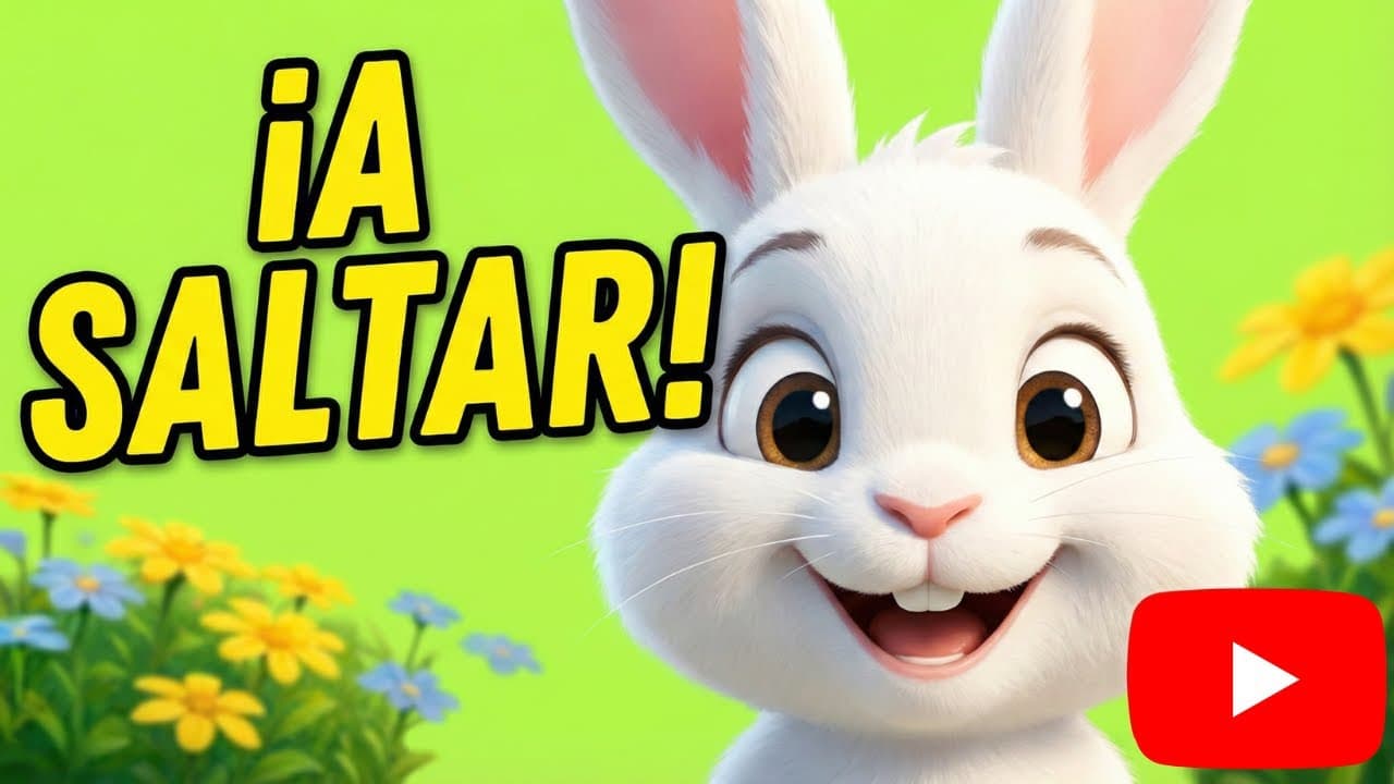 Carátula de la canción El conejito saltarín de Caficuentos canciones