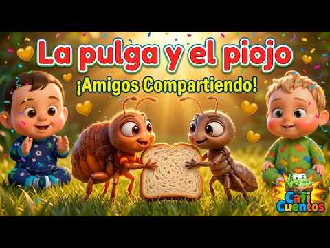 La pulga y el piojo 🐜 Canción Infantil de la Amistad y Compa…
