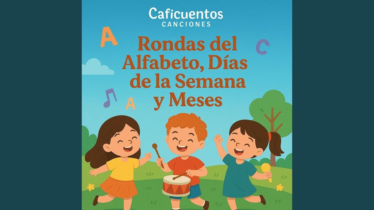 Carátula del álbum Rondas del Alfabeto, Días de la Semana y Meses - Caficuentos Canciones de Caficuentos canciones