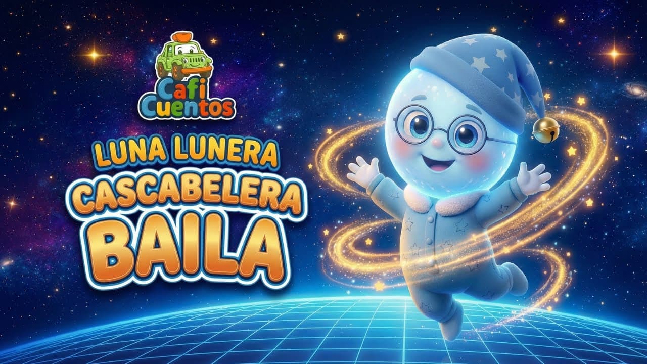 Carátula de la canción Luna lunera cascabelera baila de Caficuentos canciones