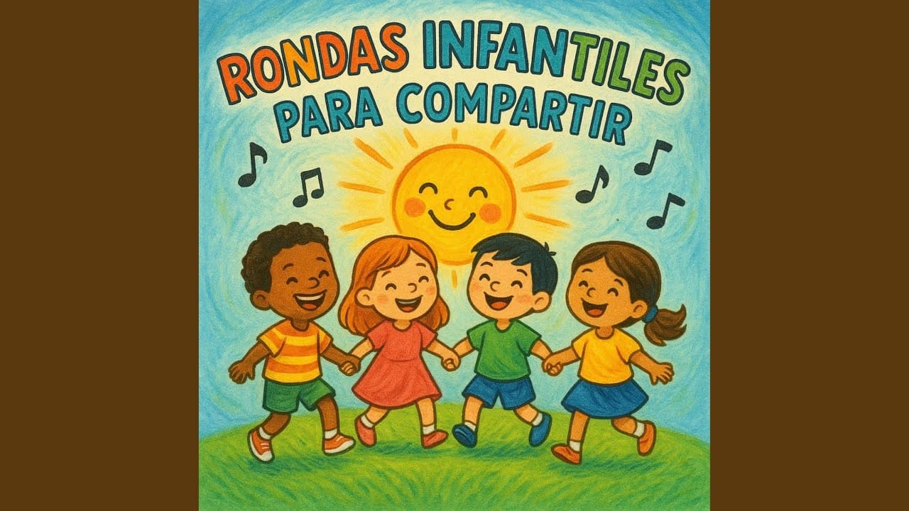 Carátula del álbum Ronda infantiles para compartir de Caficuentos canciones