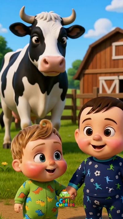 ¡El concierto de la granja! 🐮🐔🎶" ¿Cómo dice la vaca? ¿Y el patito? 🐮 🦆 Hoy Juan y Miguel se convirtieron en directores de orquesta en la granja y armaron un supermix de sonidos que tus peques van a querer imitar de inmediato. 🌾 ✨ Las onomatopeyas son la herramienta perfecta para soltar la lengüita de los más chicos de casa. 🧠👶 ¿Cuál es el animal favorito de tu hijo?  ¡Déjanos su sonido en los comentarios! 👇 #CafiCuentos #EstimulacionLinguistica #HablarEnBebes #AnimalesDeLaGranja #Preescolar #Niños #Bebes #Maternidad #Paternidad #VideosEducativos #AprendeJugando